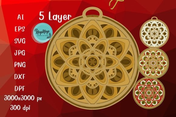 Beautiful Mandala 3D SVG 004: A Detailed Guide for Digital Creators
