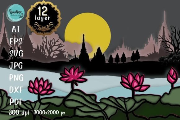 Beautiful Thai Style 3D SVG V.2: A Creative and Practical Art Project