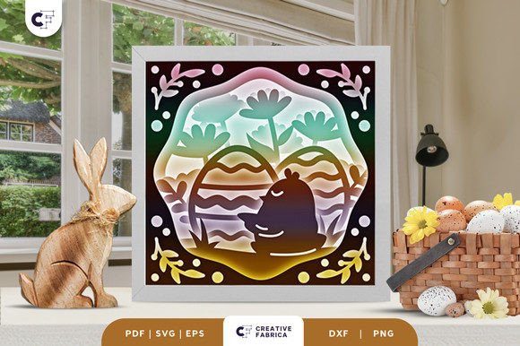Cute Easter Chick 3D Shadow Box: A Creative Way to Celebrate Spring