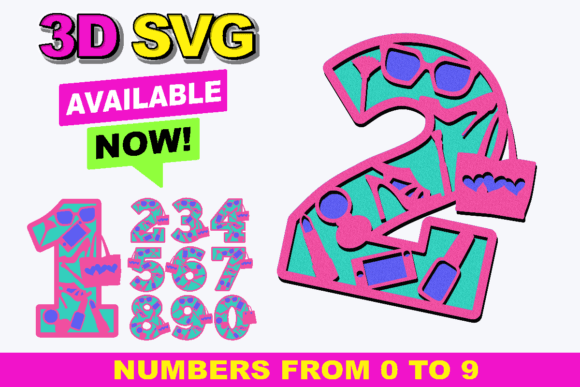 Fashion Numbers 3D SVG: A Strategic Tool for Creative and Business Applications