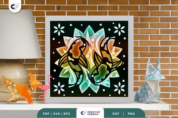 Koi Fish 3D Layered Paper Cut SVG: A Creative Craft for Modern Makers