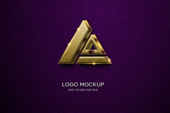 Luxury 3D Wall Logo Mockup: Elevating Brand Presentation with Realism and Flexibility