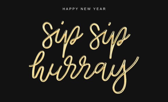 New Year 3D Golden Chrome Banner: A Bold Statement for Modern Celebrations