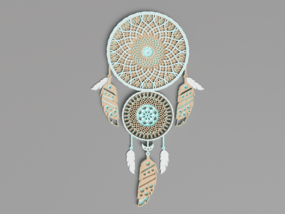 Revolutionizing Home Decor with the Dream Catcher 3D Layered Laser Cut
