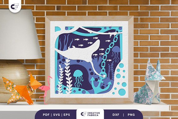 Underwater 3D Shadow Box Paper Cut: A Creative and Unique Artistic Experience